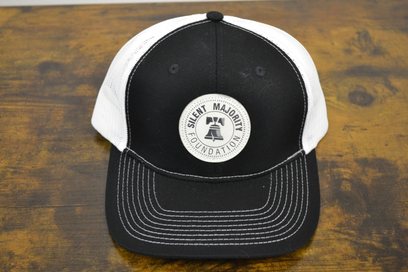 SMF logo Trucker Hat w/ White Patch