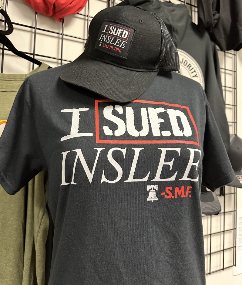 I Sued Inslee Hat and Shirt Bundle