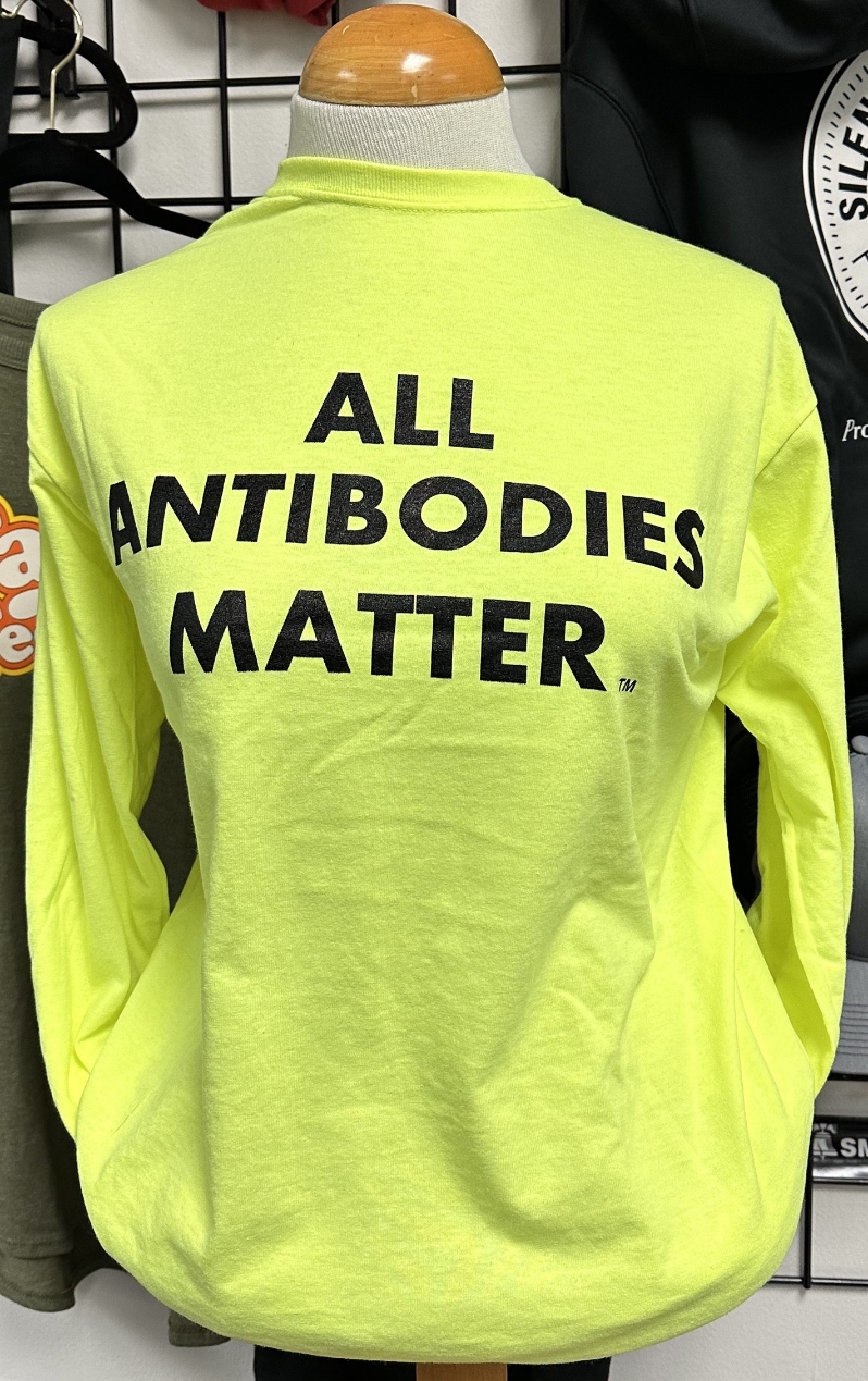 Yellow All Antibodies Matter Long Sleeve