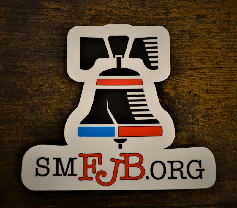 smFJB.org with bell Sticker